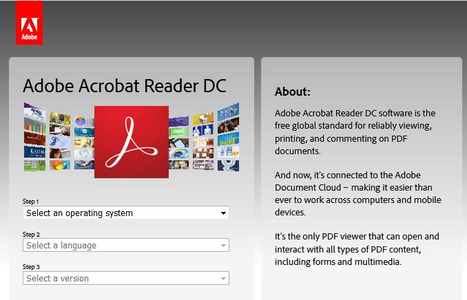 latest adobe reader download for mac